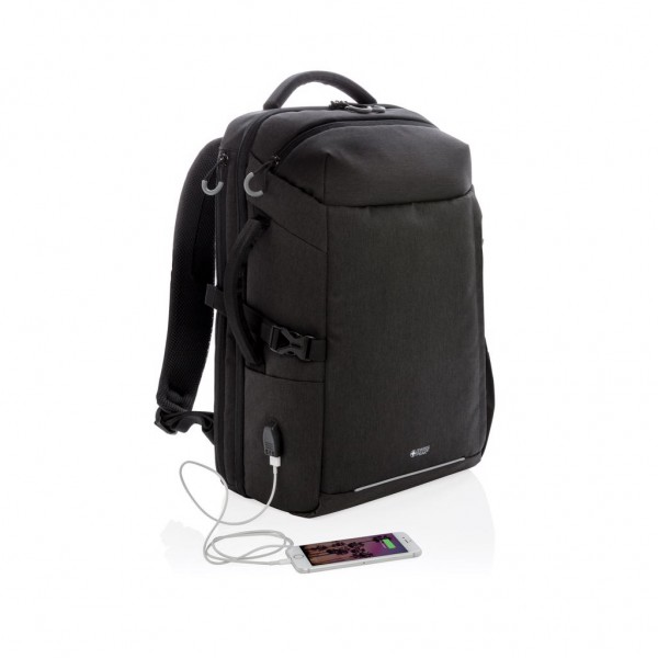 Swiss Peak XXL business & travel backpack met RFID en USB