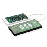Tempered glass 5.000 mAh powerbank, zwart