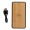 Bamboe 8.000 mAh fashion powerbank met draadloze oplader, zw