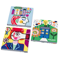 Sticky notes in omslag