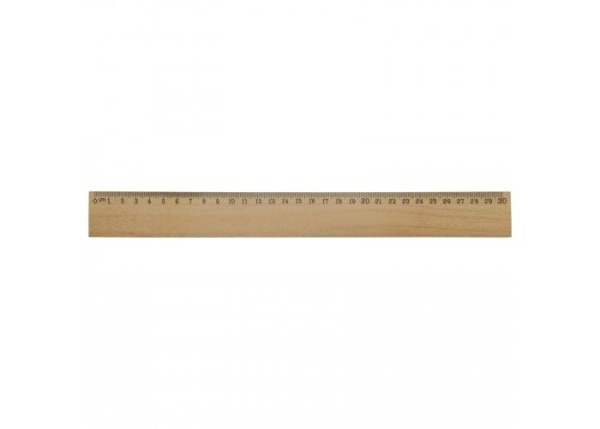 Houten liniaal 30cm