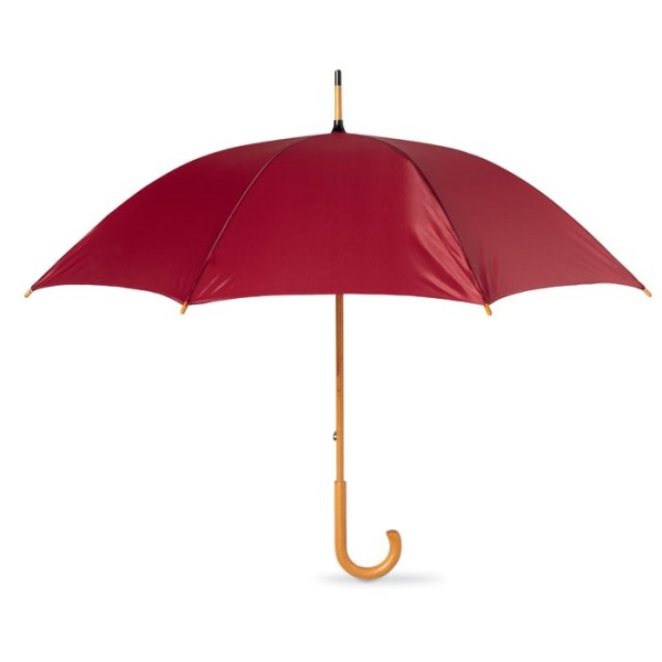 Paraplu met houten handvat