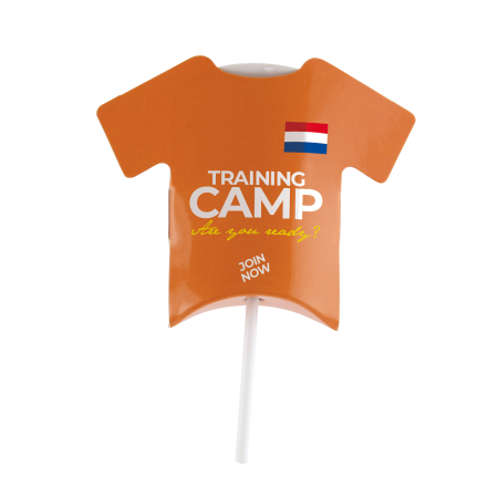 Lolly met t-shirt huls