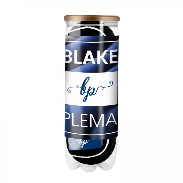 Tube gekleurde tennisballen