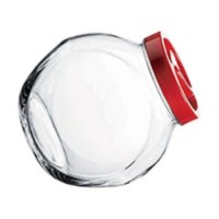 Snoeppot Sweets 1,5 Liter rood deksel