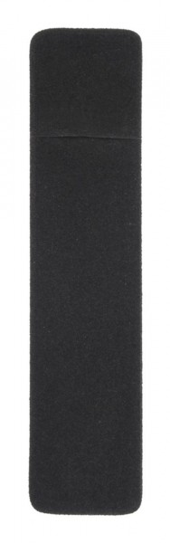 zwart velours pennenetui