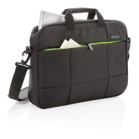 Soho business RPET 15.6" laptop tas PVC vrij, zwart