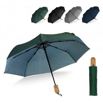 Opvouwbare paraplu 21” R-PET auto open