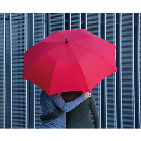 Automatische XL paraplu glasvezel steel en zacht handvat P-190T