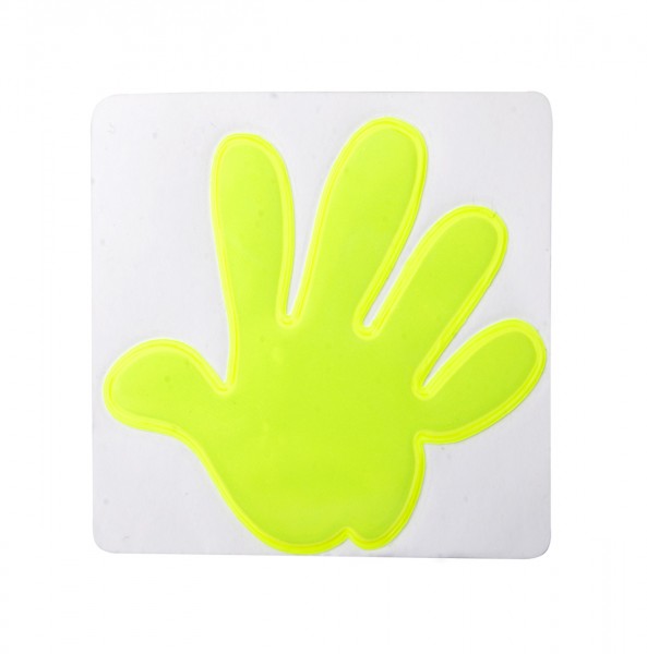 reflector sticker hand