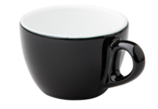 Style Koffie Kop zwart 15 cl.