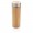 Lekvrije bamboe vacuüm fles 320 ml