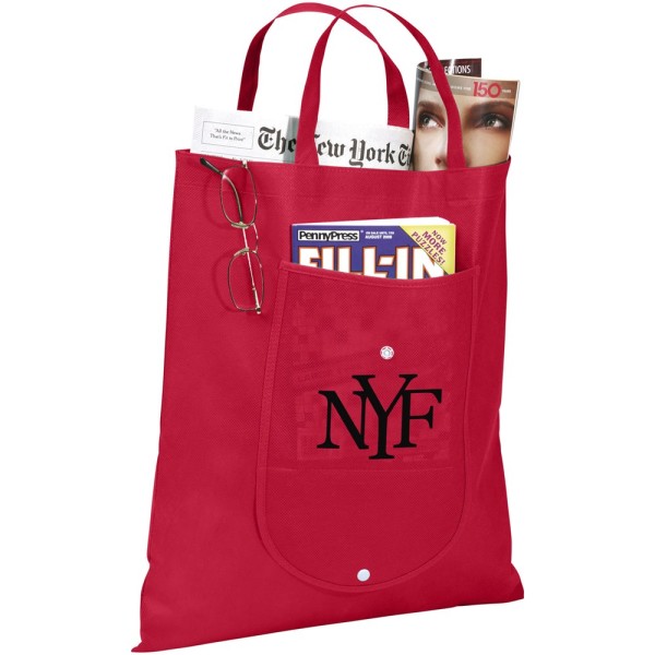 Maple opvouwbare non woven tas 39 x 46 cm
