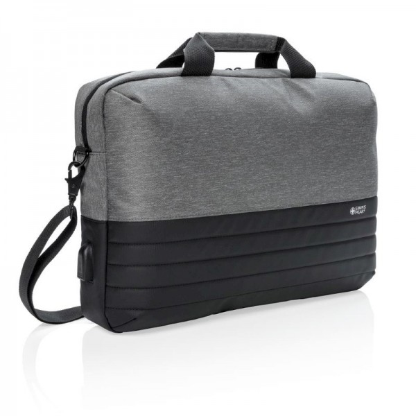 Swiss Peak RFID 15.6" laptoptas, grijs