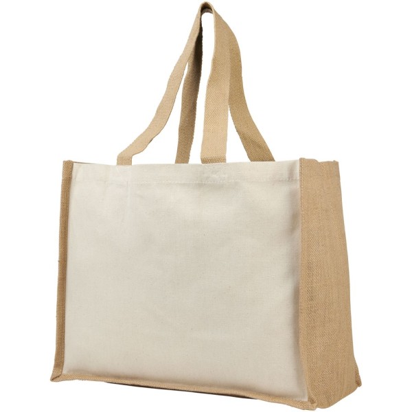 Varai 320 g/m² canvas en jute boodschappentas
