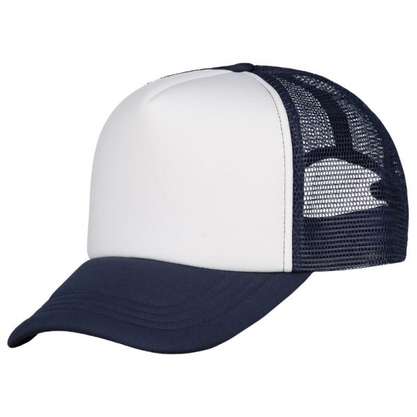 Trucker Cap Deluxe Zwart acc. Wit