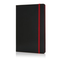 rood, zwart (± pms 186/black)