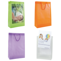 Transparante tas met 2 vensters A4