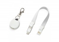 Oplaadkabel in sleutelhanger 3-in-1