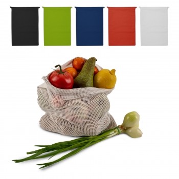 Herbruikbaar groente & fruit zakje OEKO-TEX® katoen 30x40cm