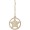 Natall houten ster ornament