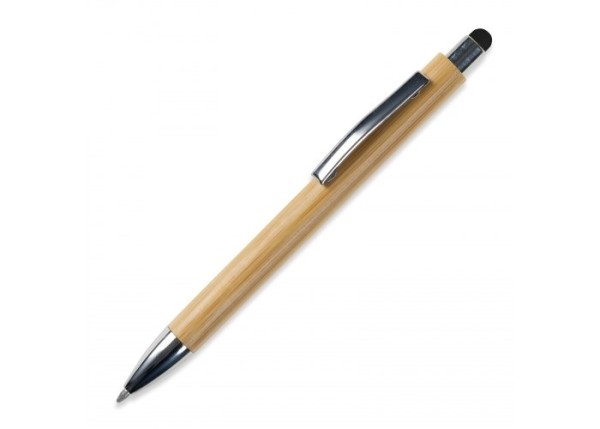 Balpen New York bamboe met stylus