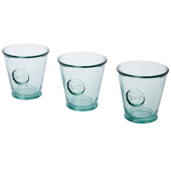 Copa driedelige set van 250 ml gerecycled glas