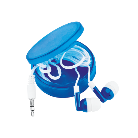 Oordopjes in rond doosje