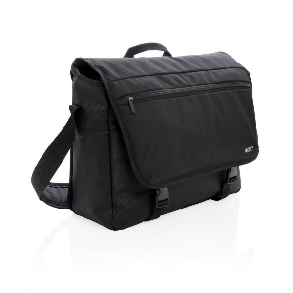 Swiss Peak RFID 15" laptop messenger tas PVC vrij