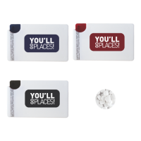 Mintdispenser de luxe met ca. 8 gr. mintjes en ingredienten label