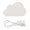 Pocket cloud draadloze mobiele opslag, wit