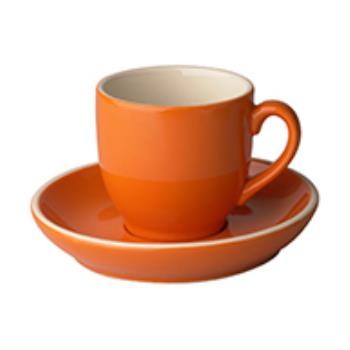 Robusta Koffie oranje 14 cl. SET