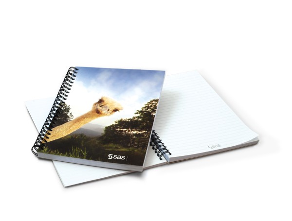 A6 softcover Wire-O spiraalblok