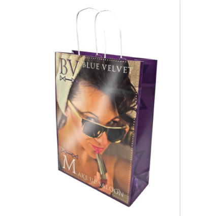 Papieren tas glossy 31 x 12 x 41 cm