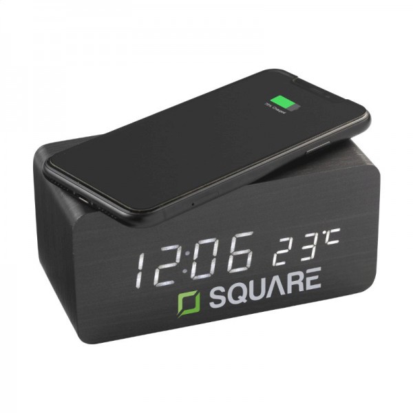 Avant Wireless Charging Digi Clock alarmklok oplader