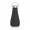 Lekvrije siliconen opvouwbare fles, zwart