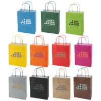 Papieren tas gekleurd 32 x 41 x 12 cm