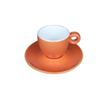 Bola Espresso oranje-roomwit 8 cl. SET