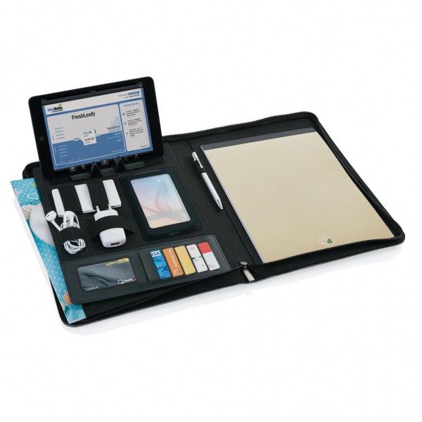 Deluxe tech portfolio met rits