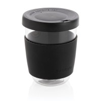 Ukiyo borosilicaat glas met siliconen deksel en sleeve