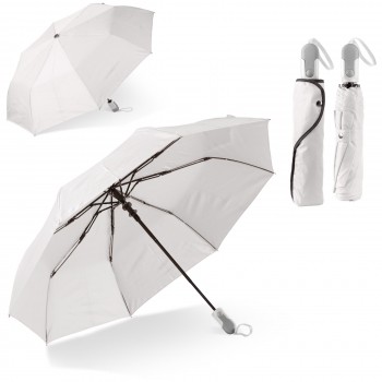 Opvouwbare 21” paraplu auto open (alleen wit)