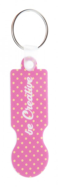 trolley munt sleutelhanger