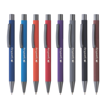 BARBADOS soft touch balpen met lasergravering