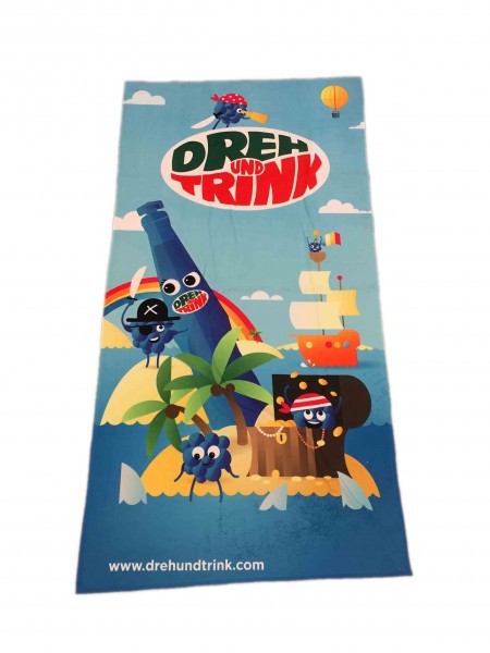 Full colour strandlaken 70 x 140 cm