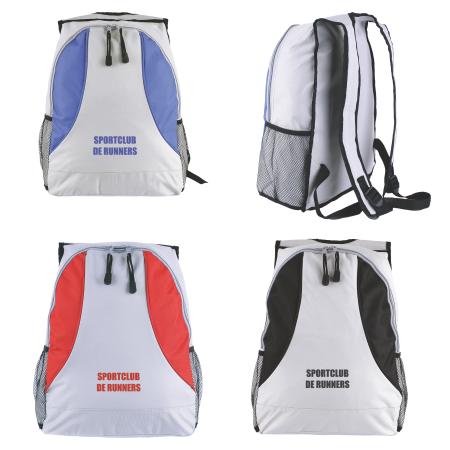 Rugzak grijs 2 kleurig polyester 600D