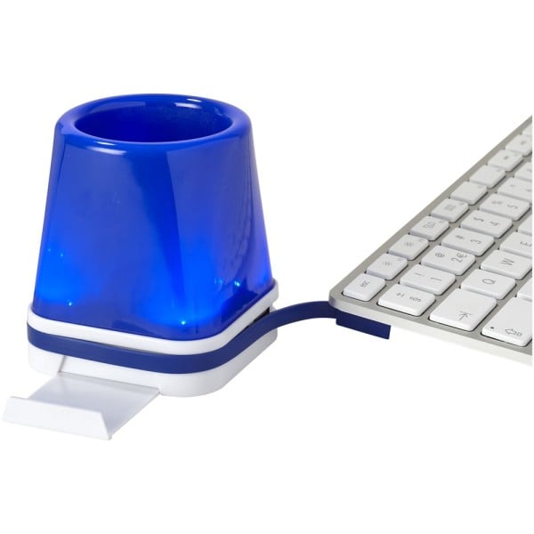Shine 4-in-1 USB-hub voor op bureau