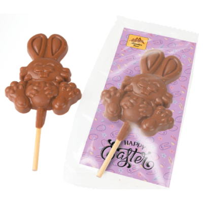 Chocolade Paaslolly in flowpack