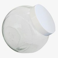 Snoeppot Sweets 2 liter wit deksel