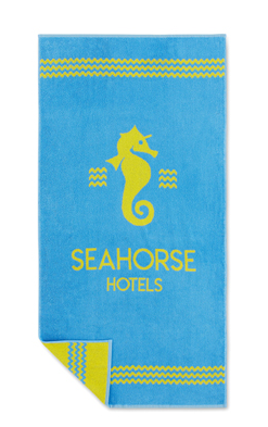 Garengeverfde jacquardhanddoeken 100 x 180 cm