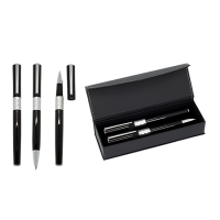 KODIAK pennenset metaal met 1 draaibalpen en 1 rollerball Peekay